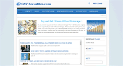 Desktop Screenshot of gsvsecurities.com